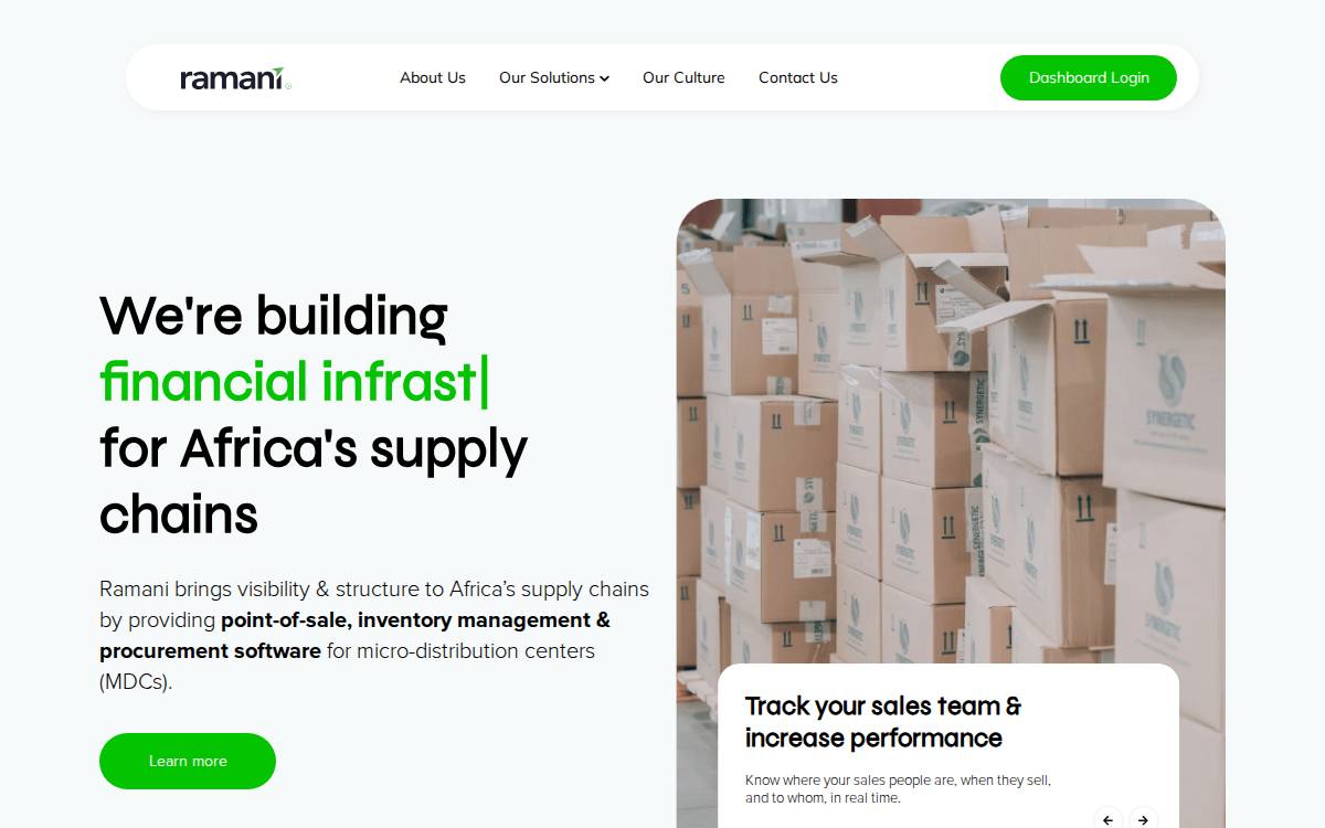 Ramani website preview