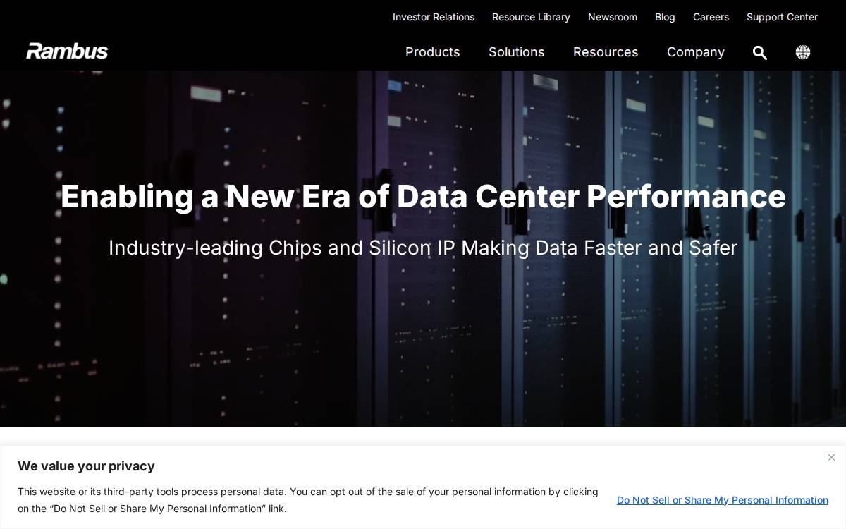 Rambus website preview