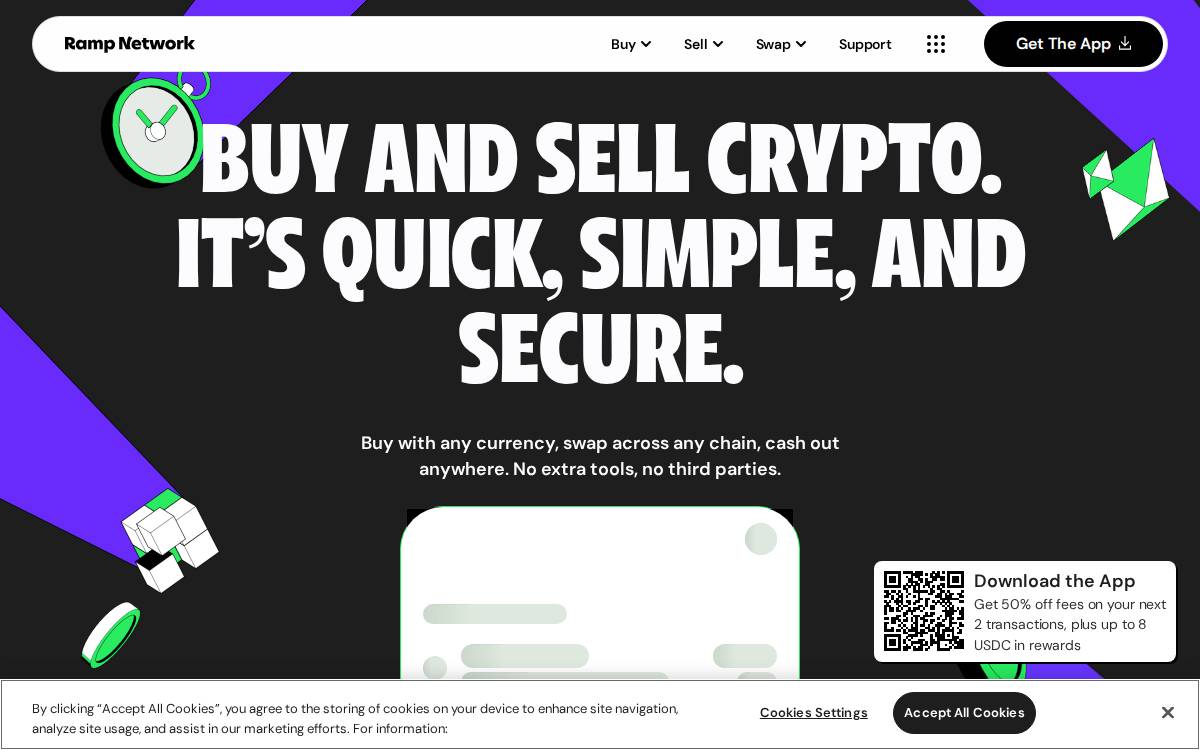 Ramp Network website preview