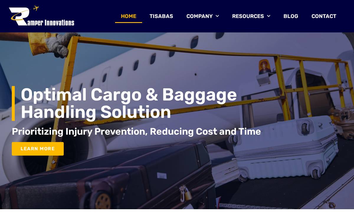 Ramper Innovations website preview
