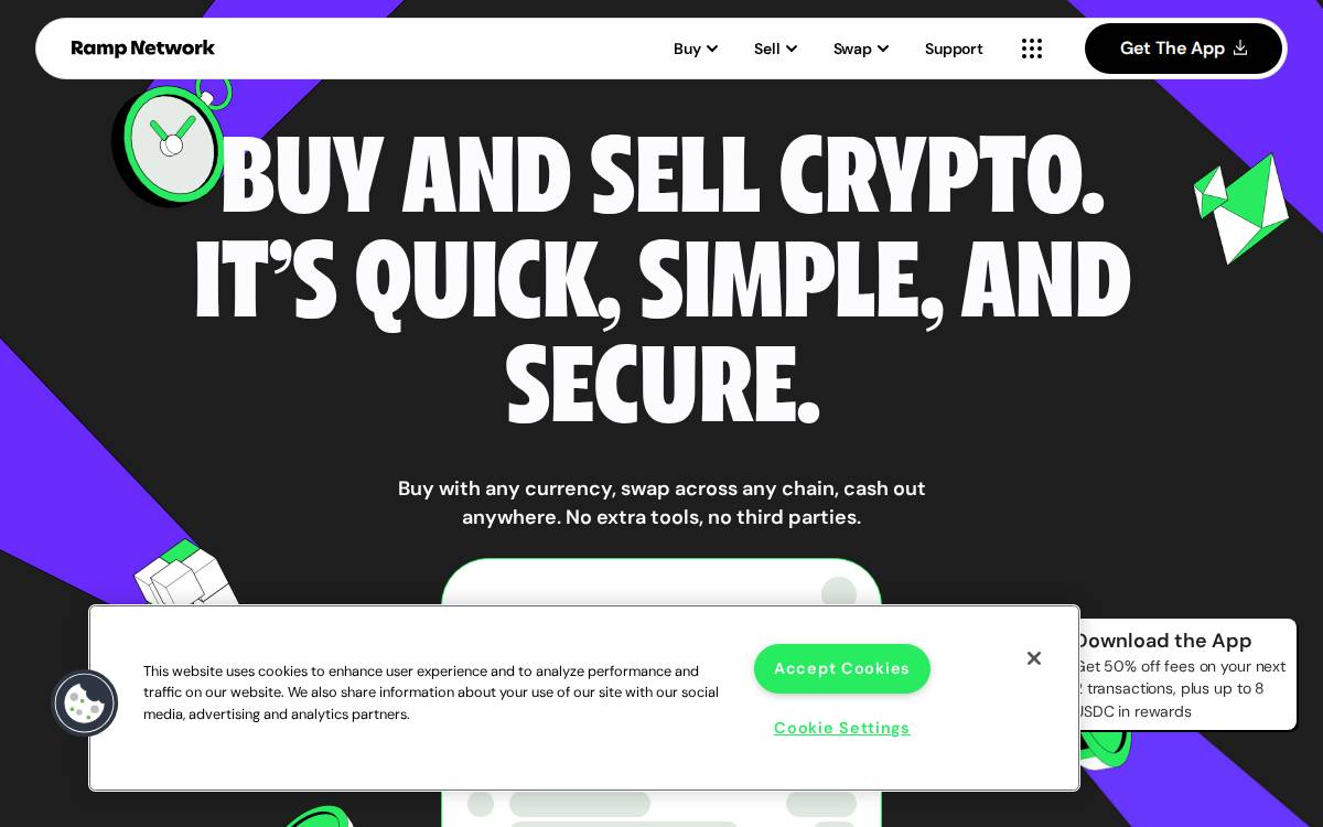 Ramp Network website preview
