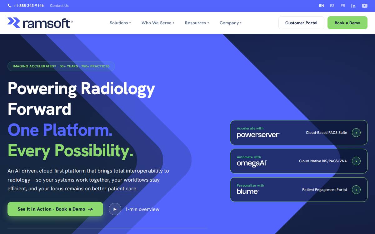 RamSoft website preview