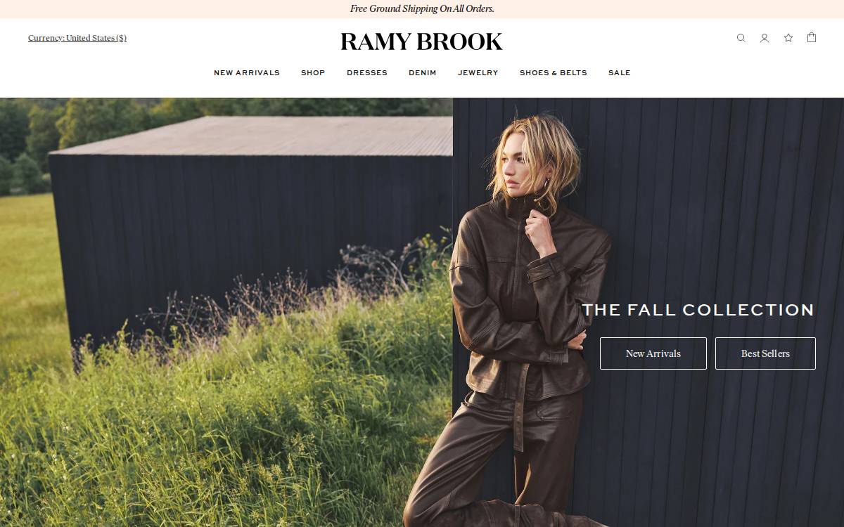 Ramy Brook website preview