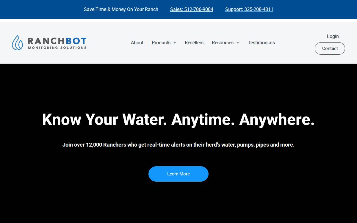 Ranch Bot website preview