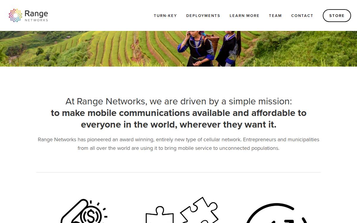Rangenetworks website preview