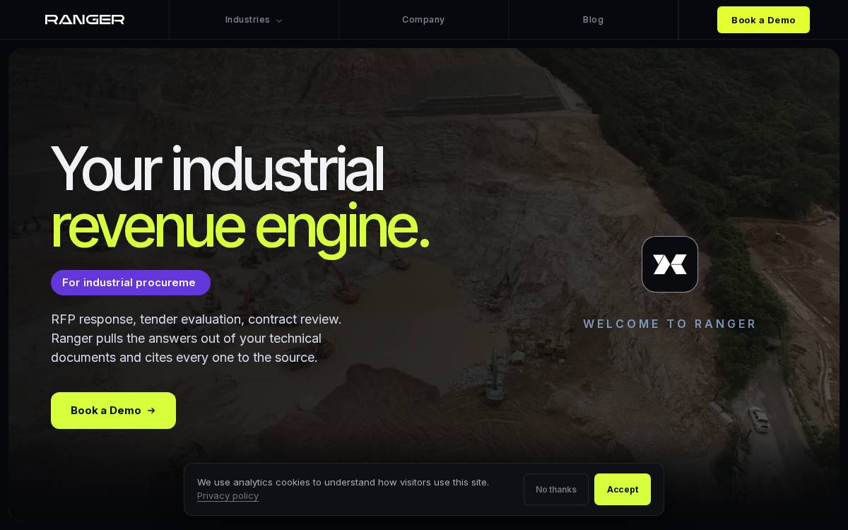 Rangerx website preview