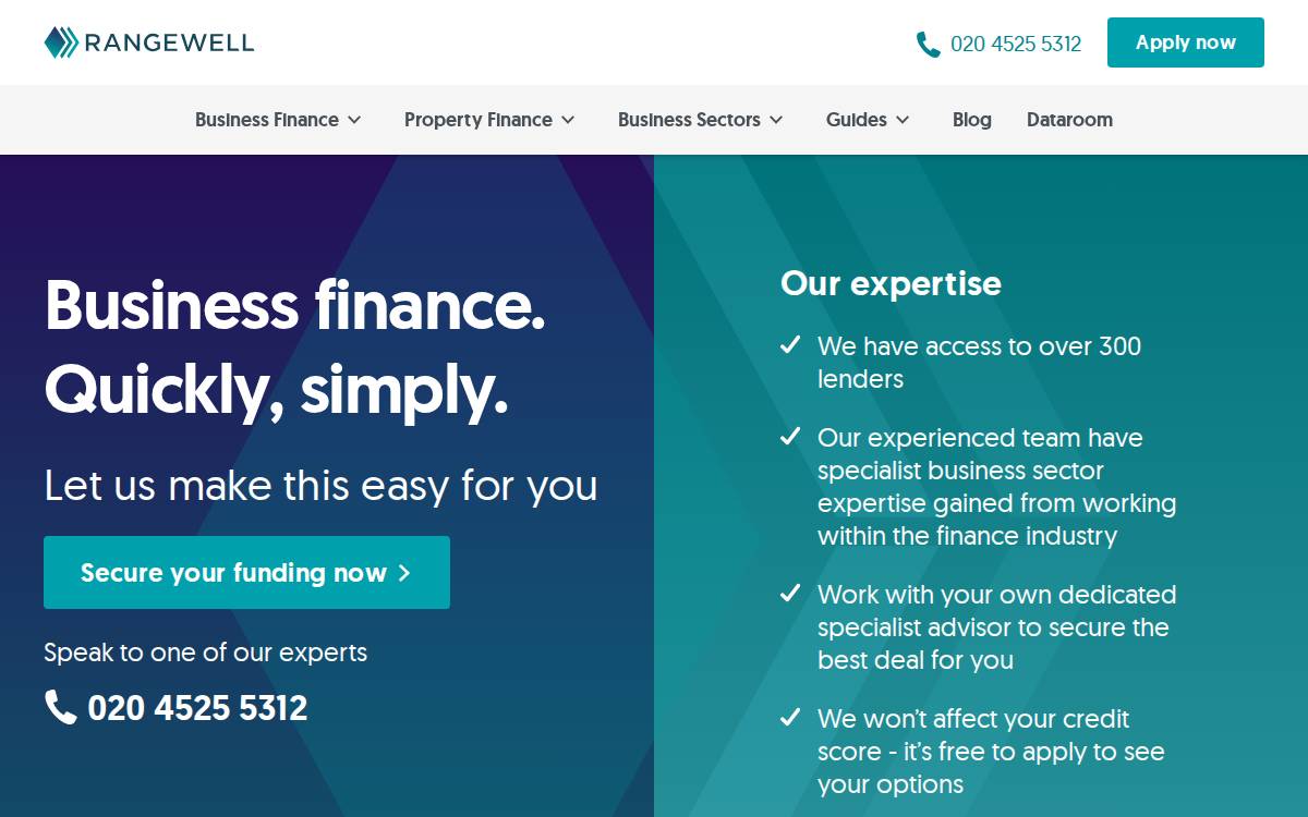 Rangewell website preview