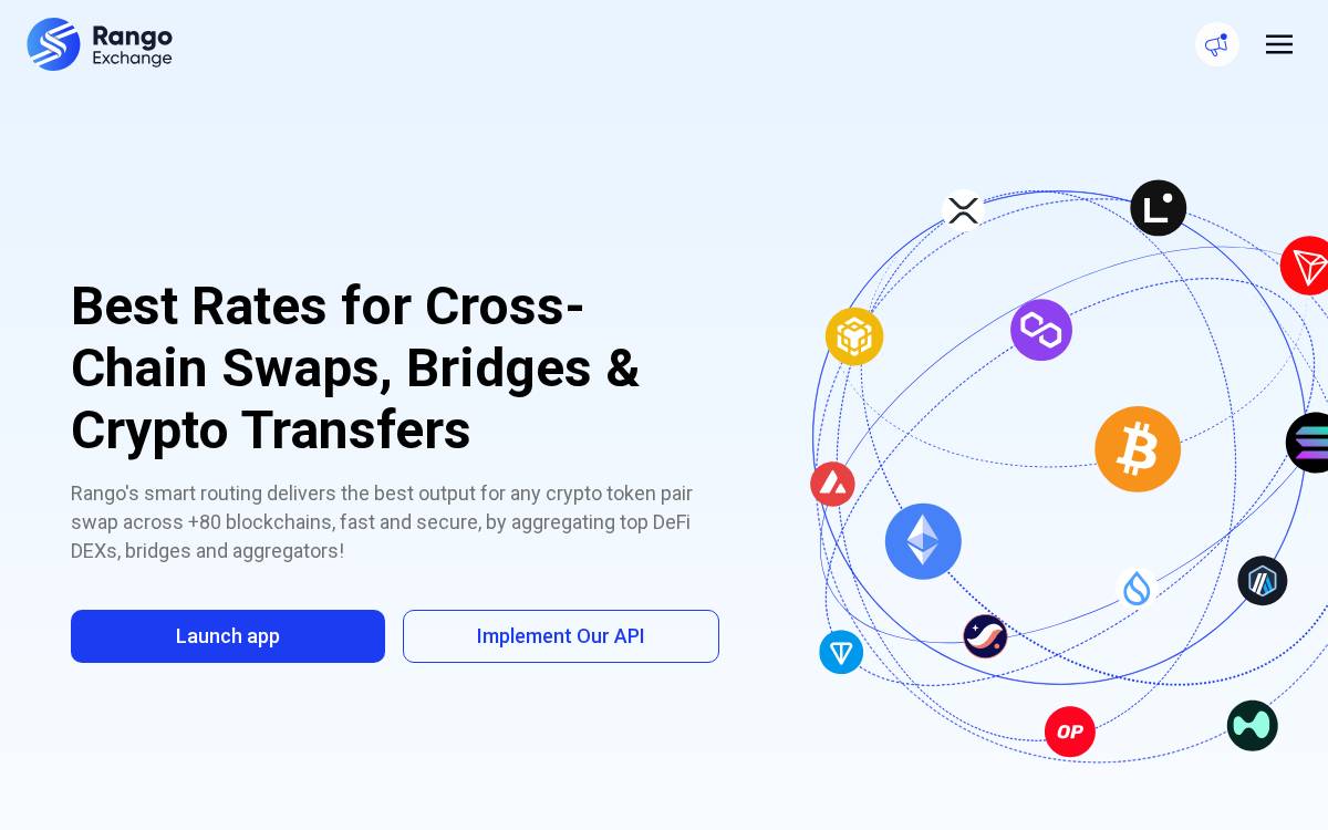 Rango website preview