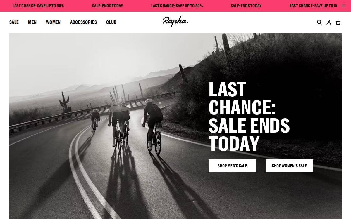 Rapha website preview