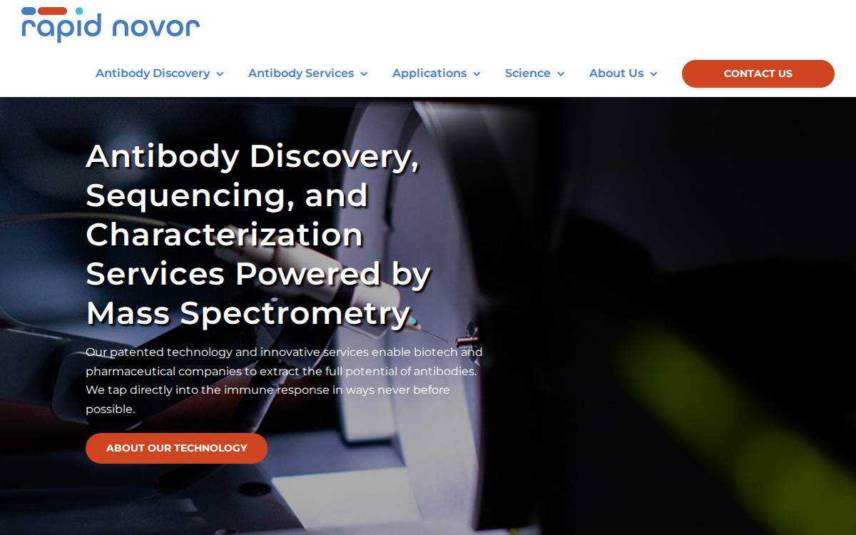 Rapid Novor website preview