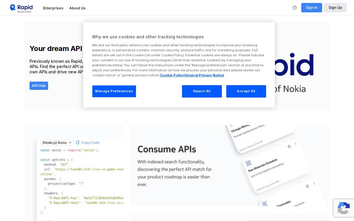 Rapid website preview