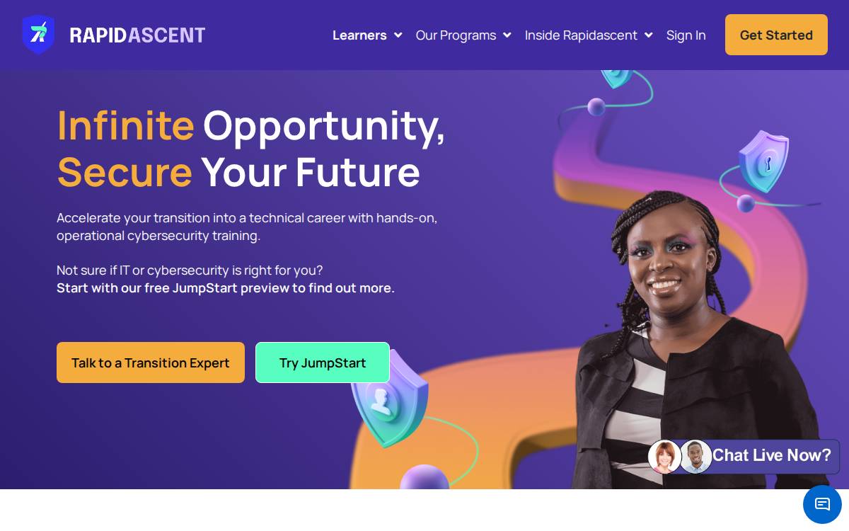 Rapidascent website preview