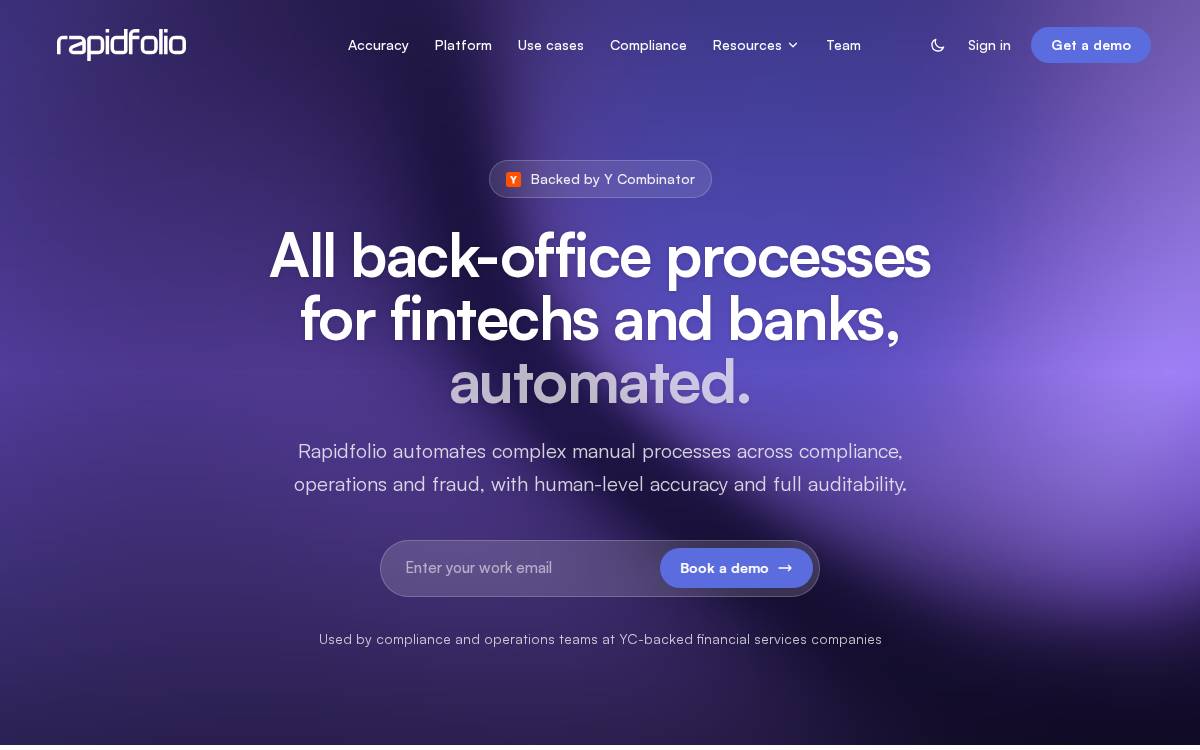 Rapidfolio website preview