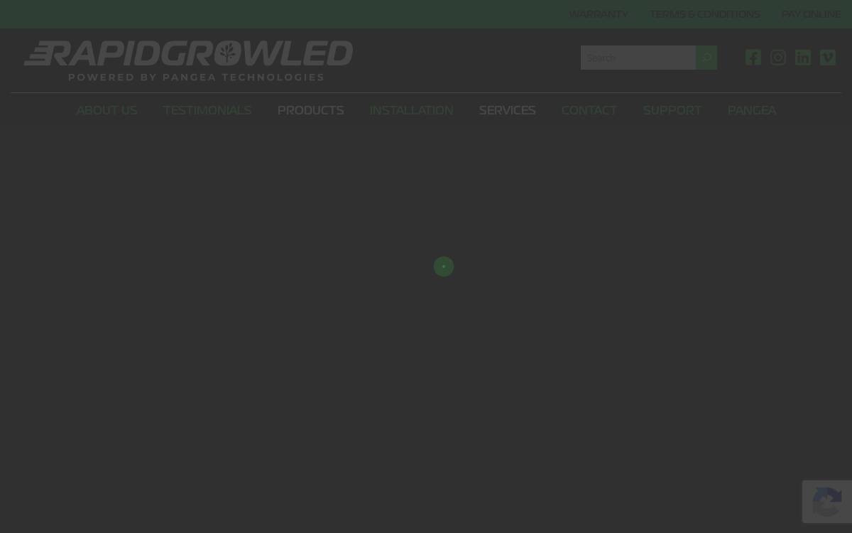 RapidGrow LED Technologies website preview
