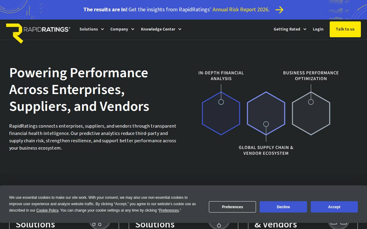Rapid Ratings website preview