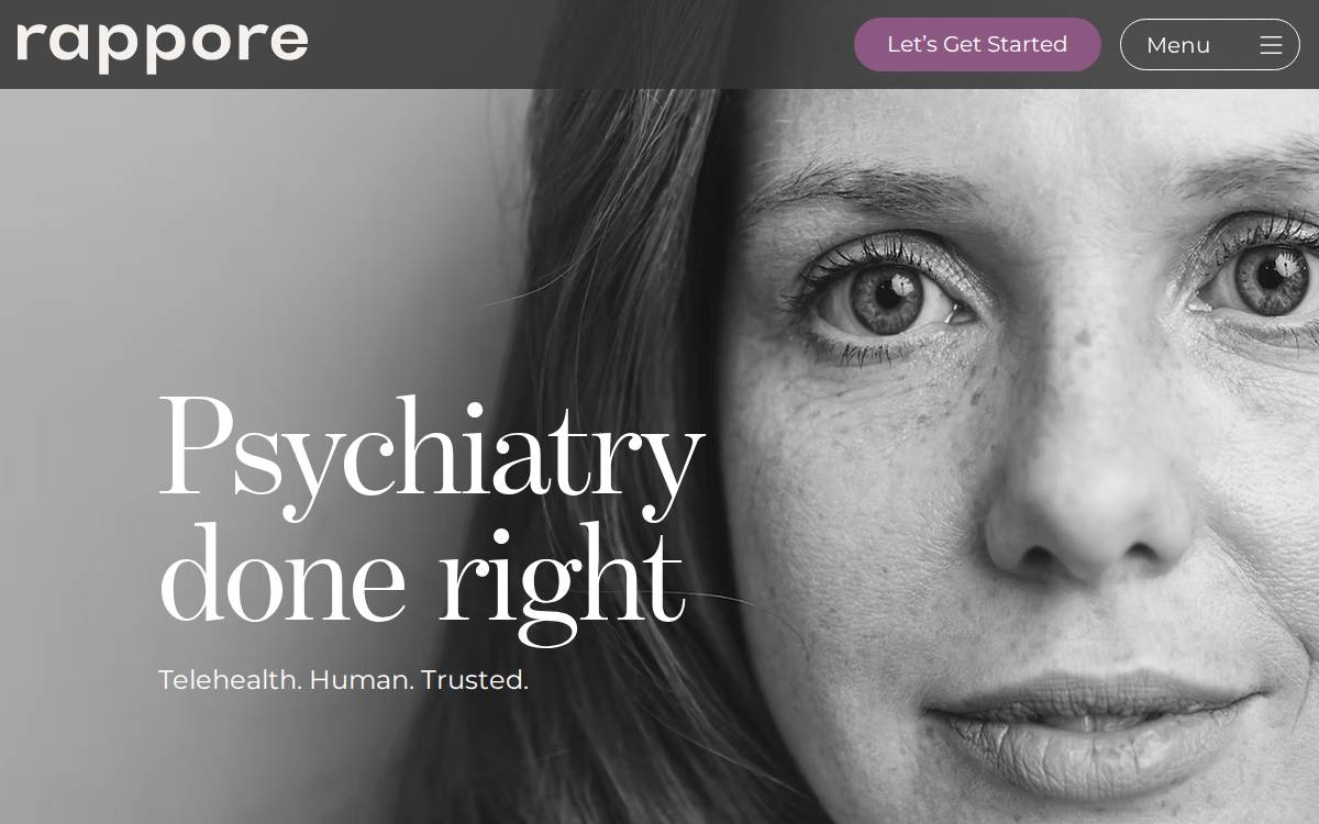 Rappore website preview