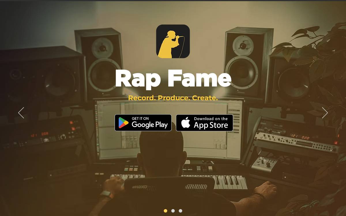 Raptech website preview