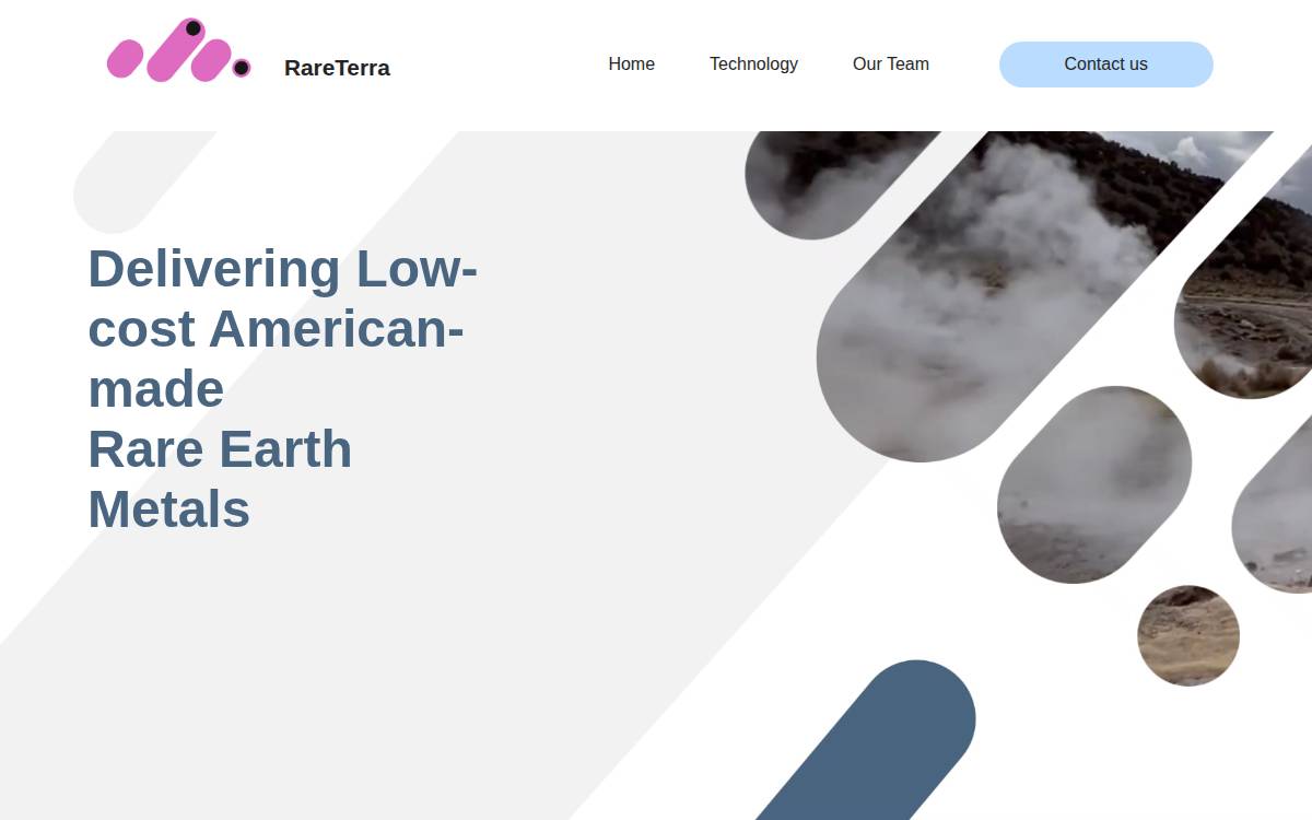 RareTerra website preview