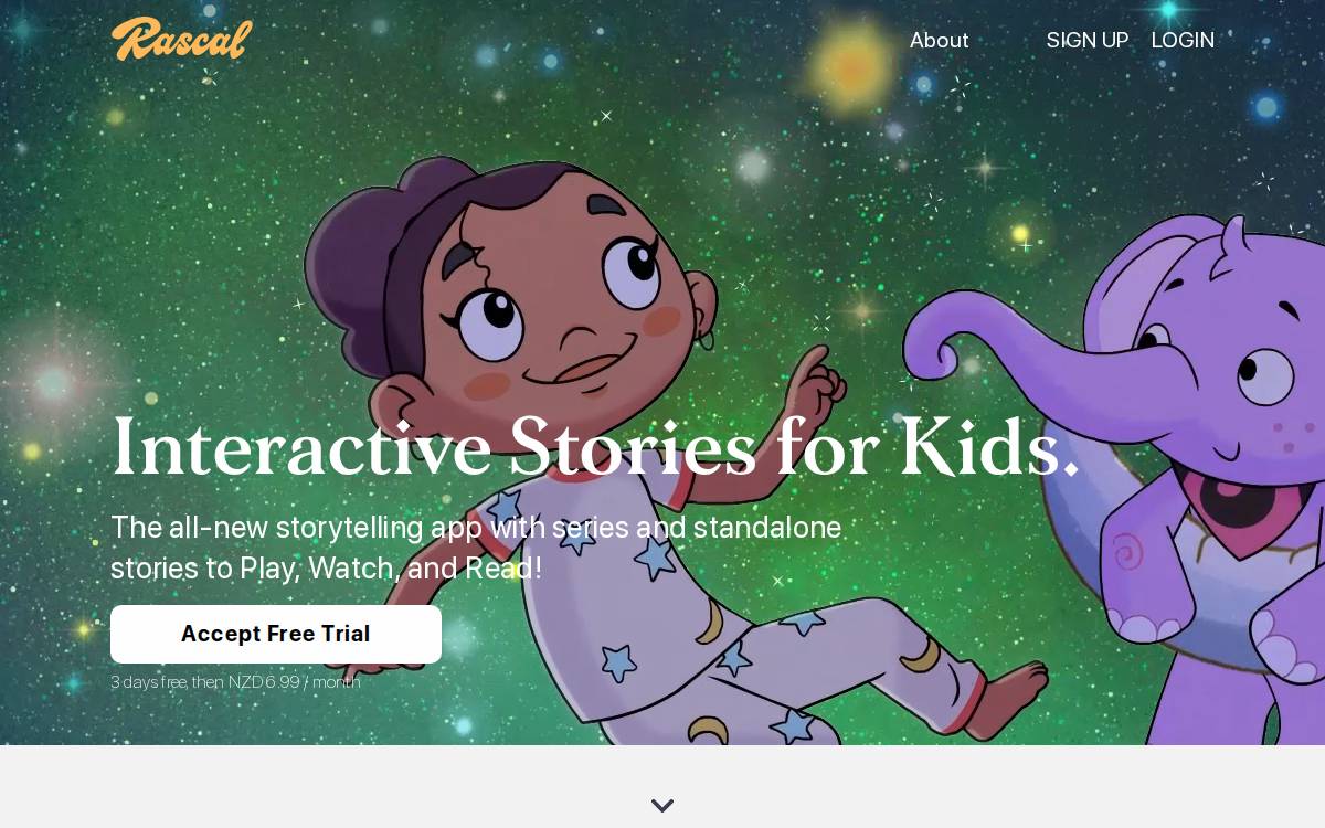 Rascalkids website preview