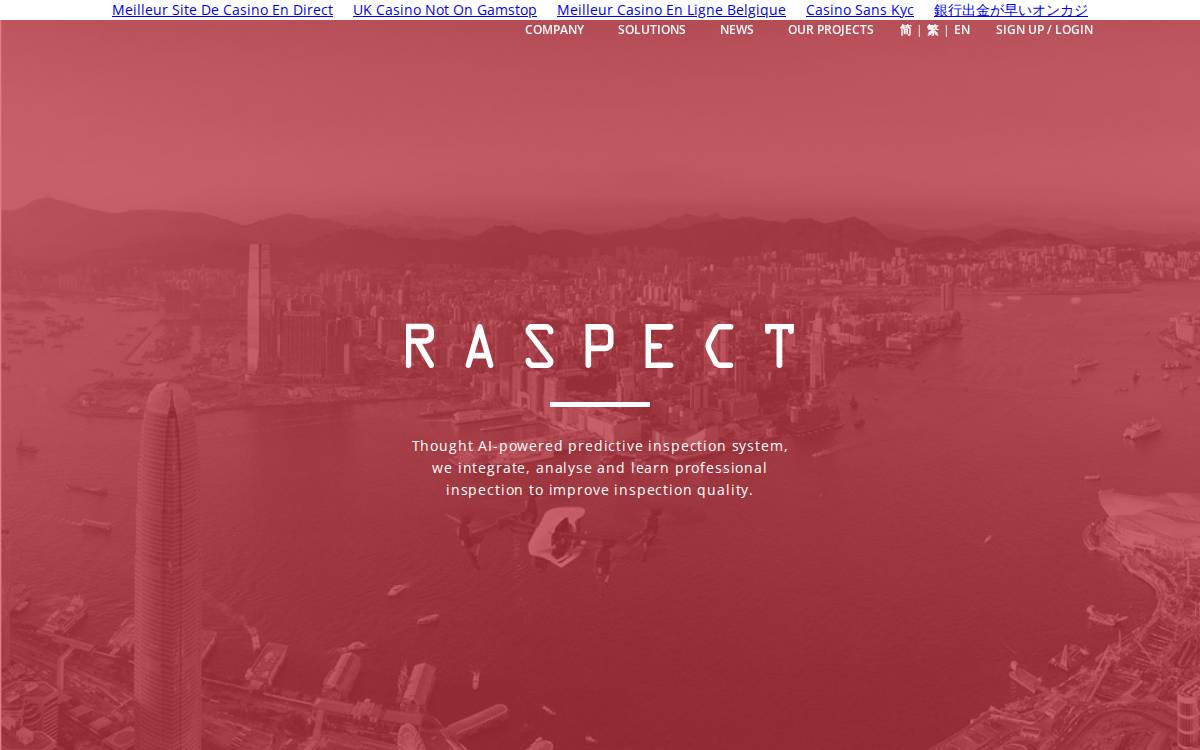 RaSpect website preview
