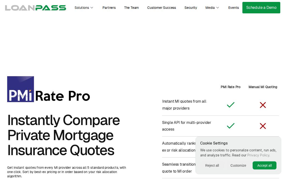Rate Pro website preview