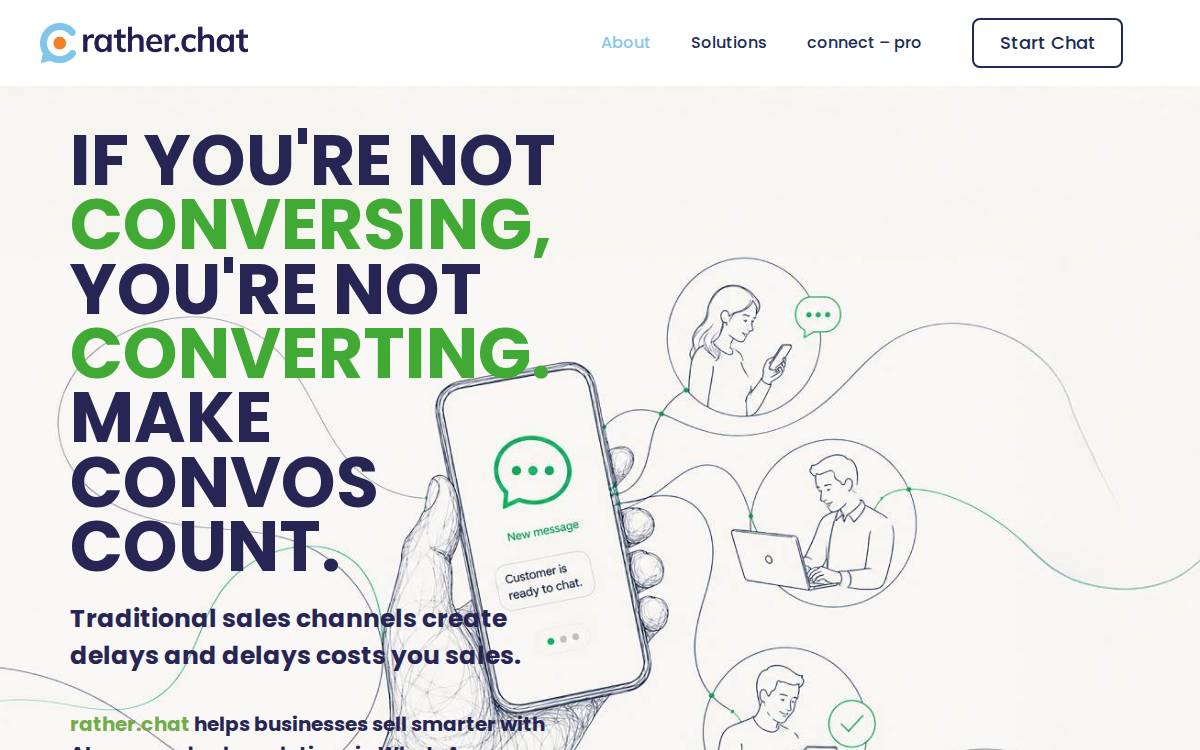 Rather website preview