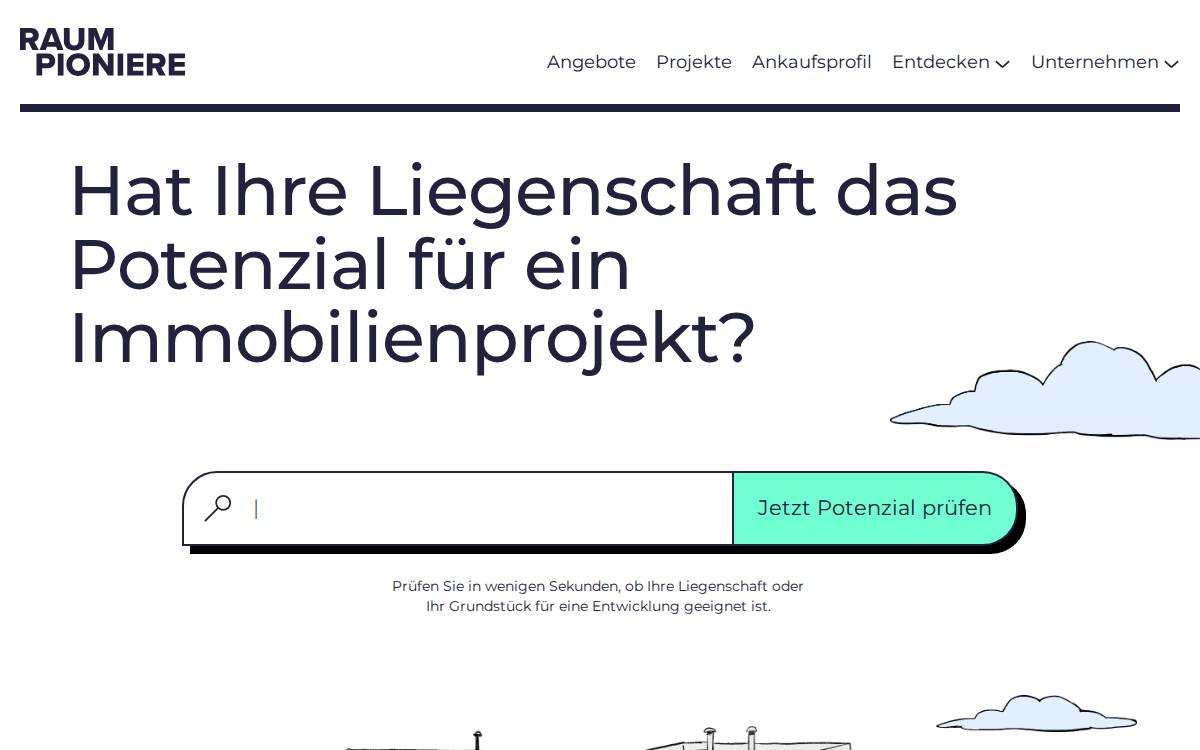 Raumpioniere website preview