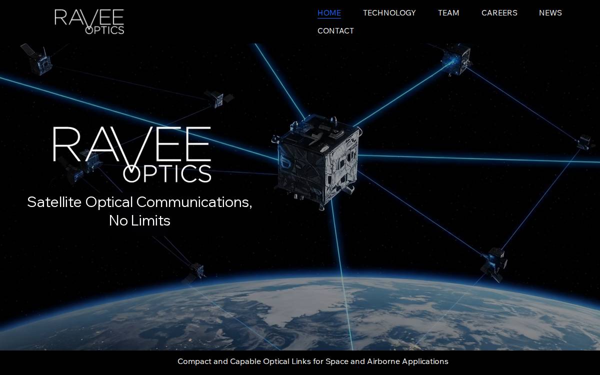 Ravee Optics website preview