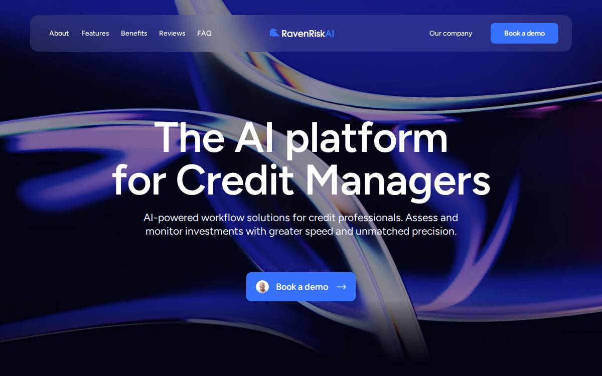 Raven Risk website preview