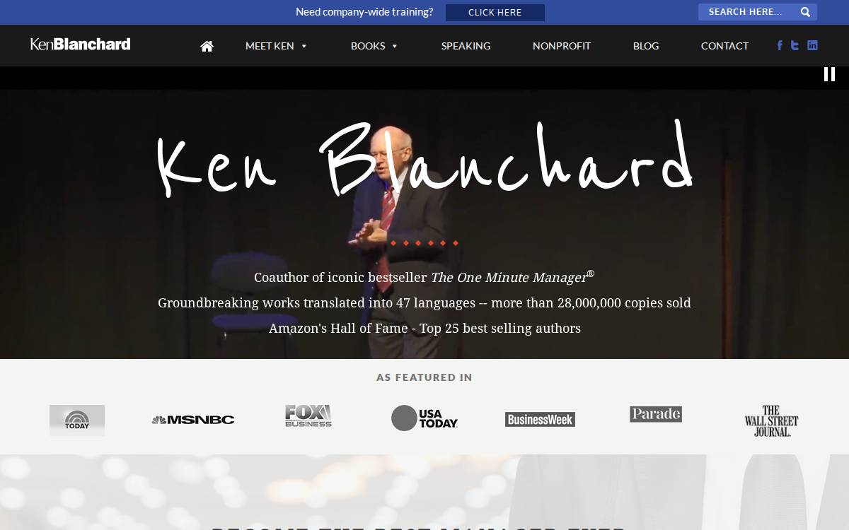 ‘Raving Fans.’ website preview
