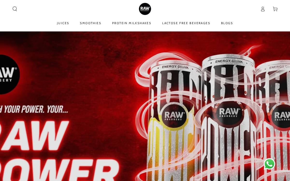 Rawpressery website preview