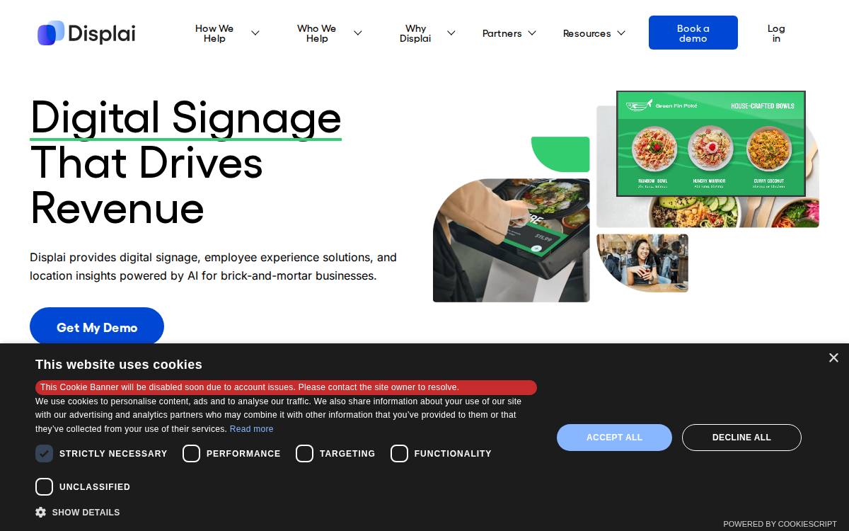 Raydiant website preview