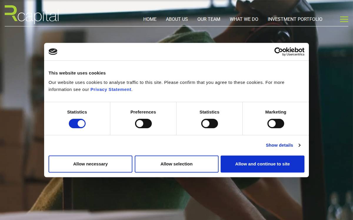 Rcapital website preview