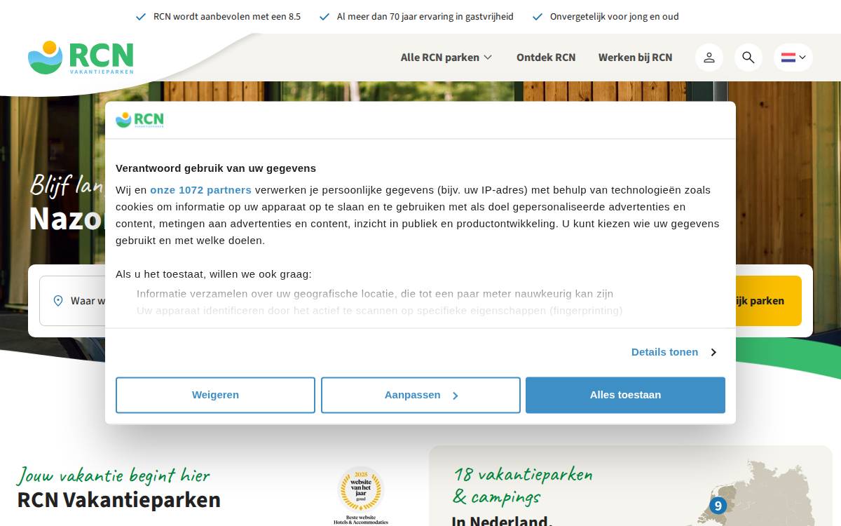 Rcn website preview