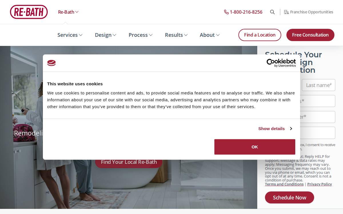 Re-Bath website preview