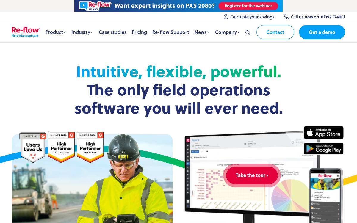 Re Flow.Co website preview