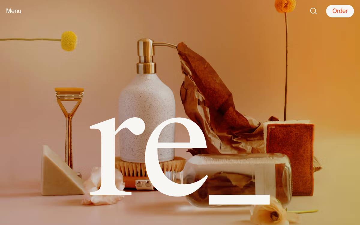 RE Grocery website preview