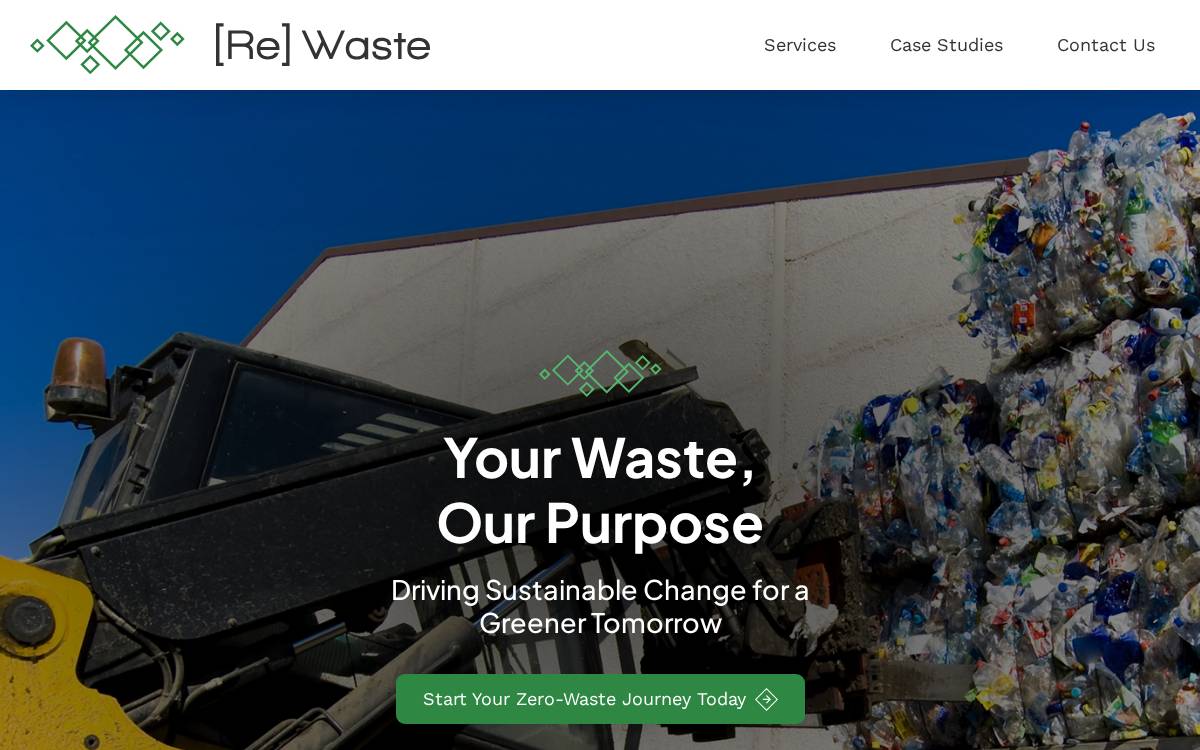 (Re)Waste website preview