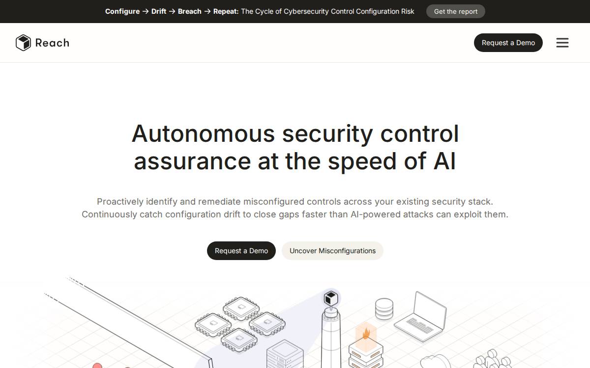 Reach Security website preview