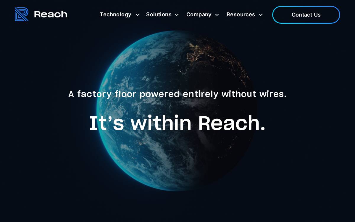 Reach website preview