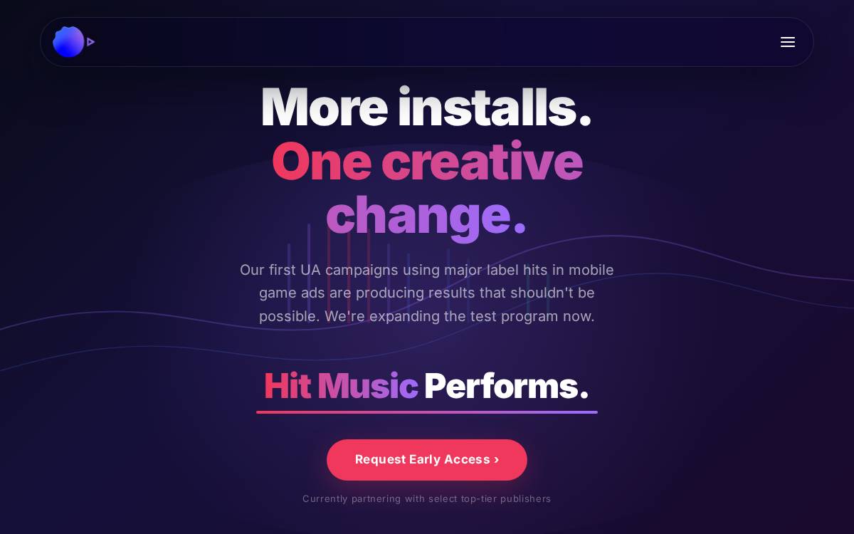 Reactionalmusic website preview