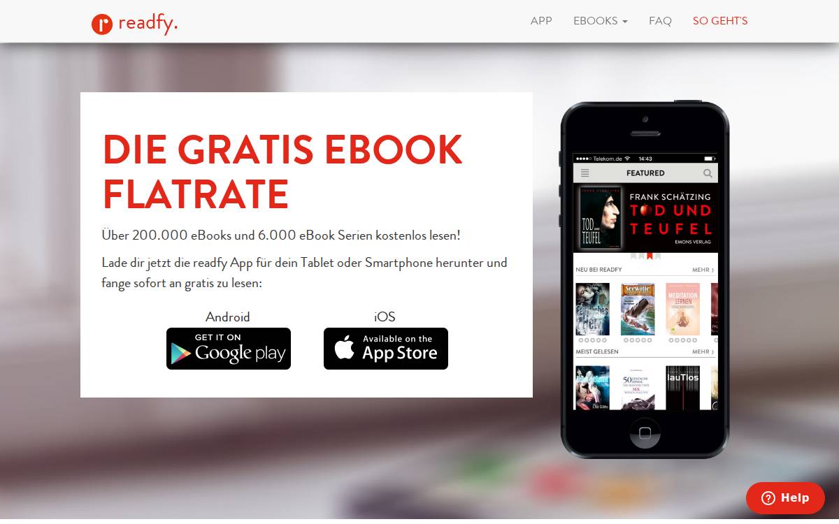 readfy website preview
