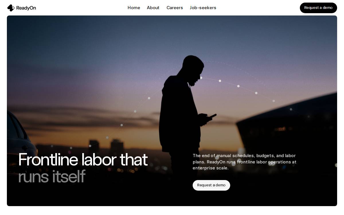 Readyon website preview
