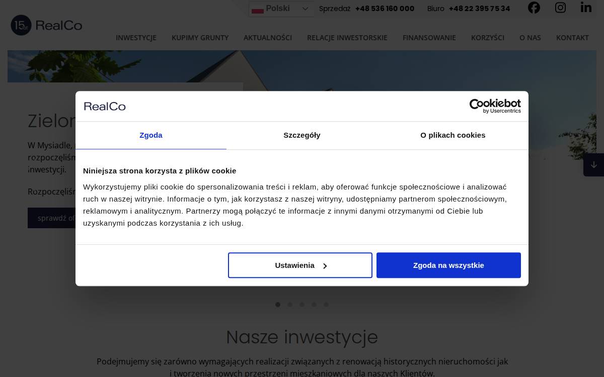 Realco website preview