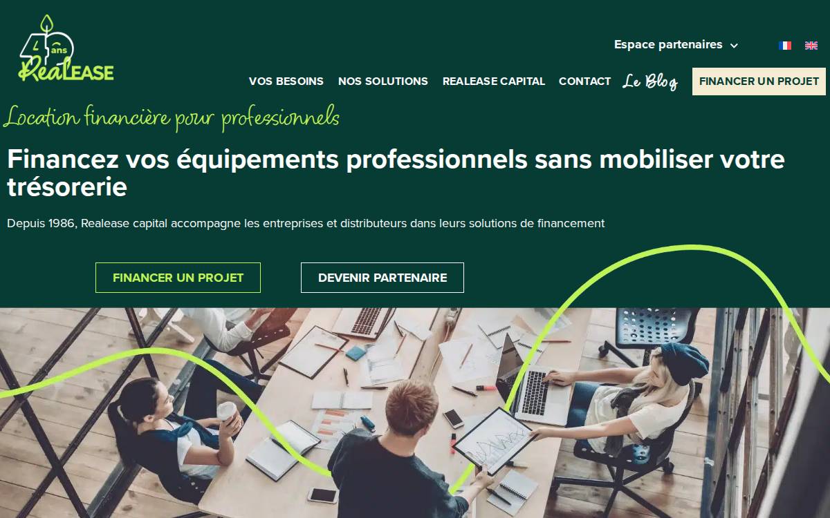 REALEASE website preview