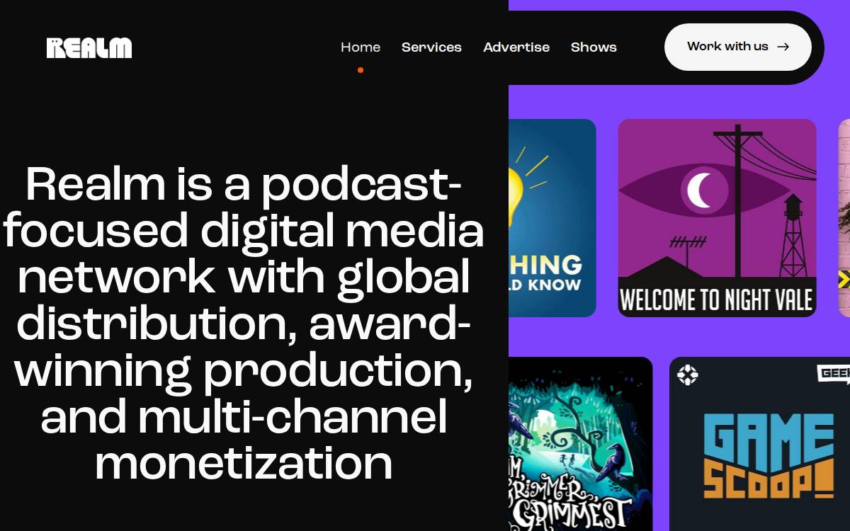 realm website preview