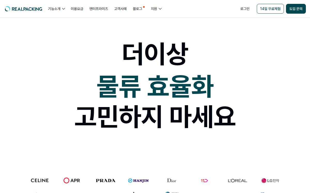 RealPacking website preview