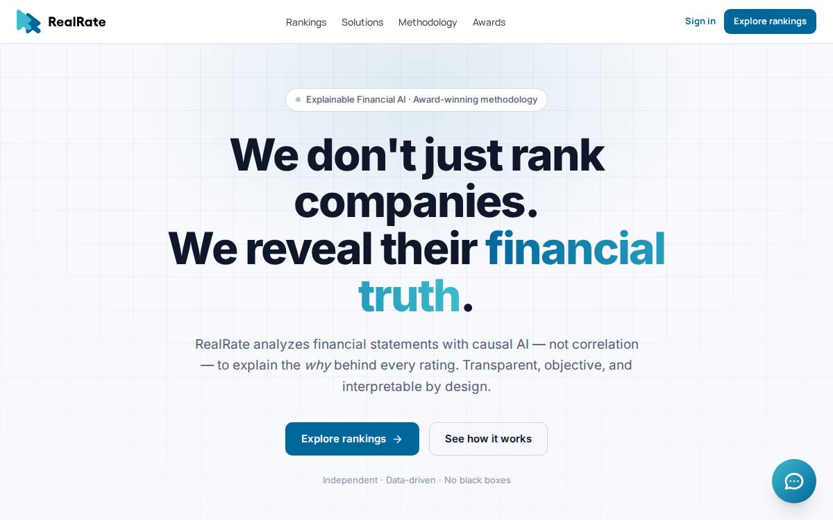 Realrate website preview