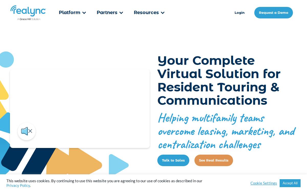 Realync website preview