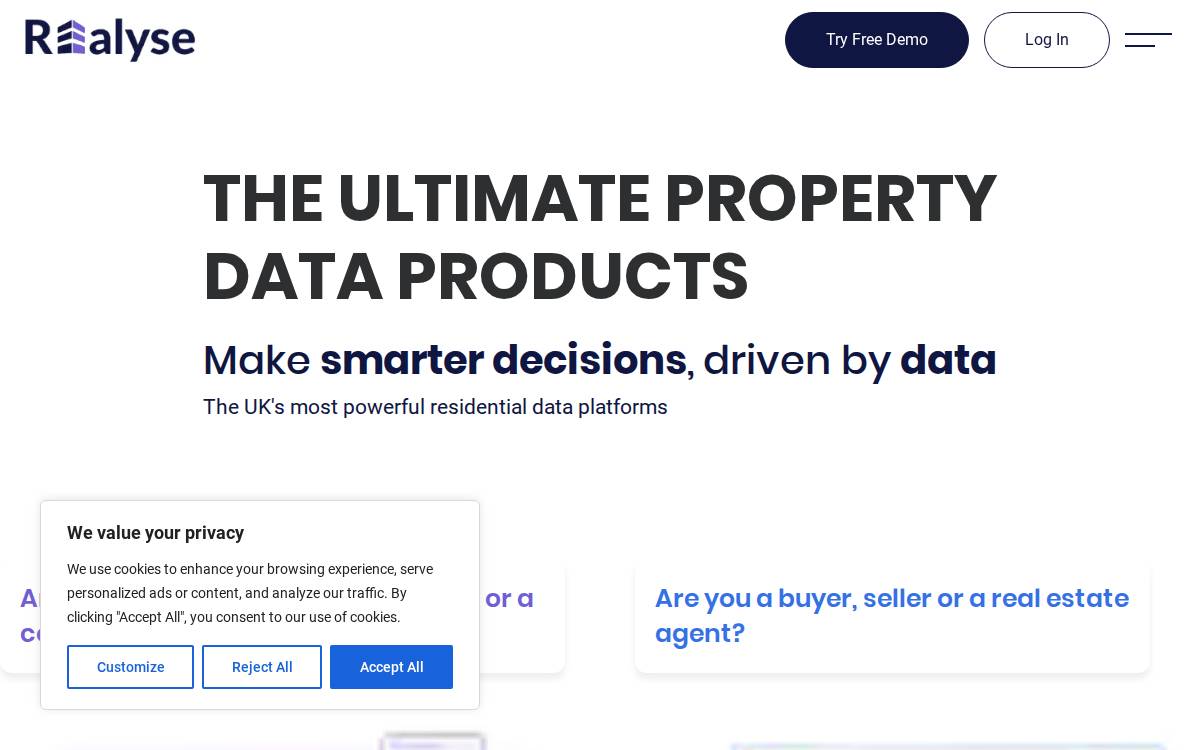 REalyse website preview